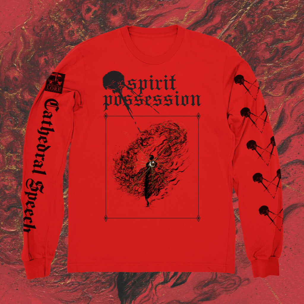 SPIRIT POSSESSION - Cathedral Speech Longsleeve Shirt (Comfort Colours)